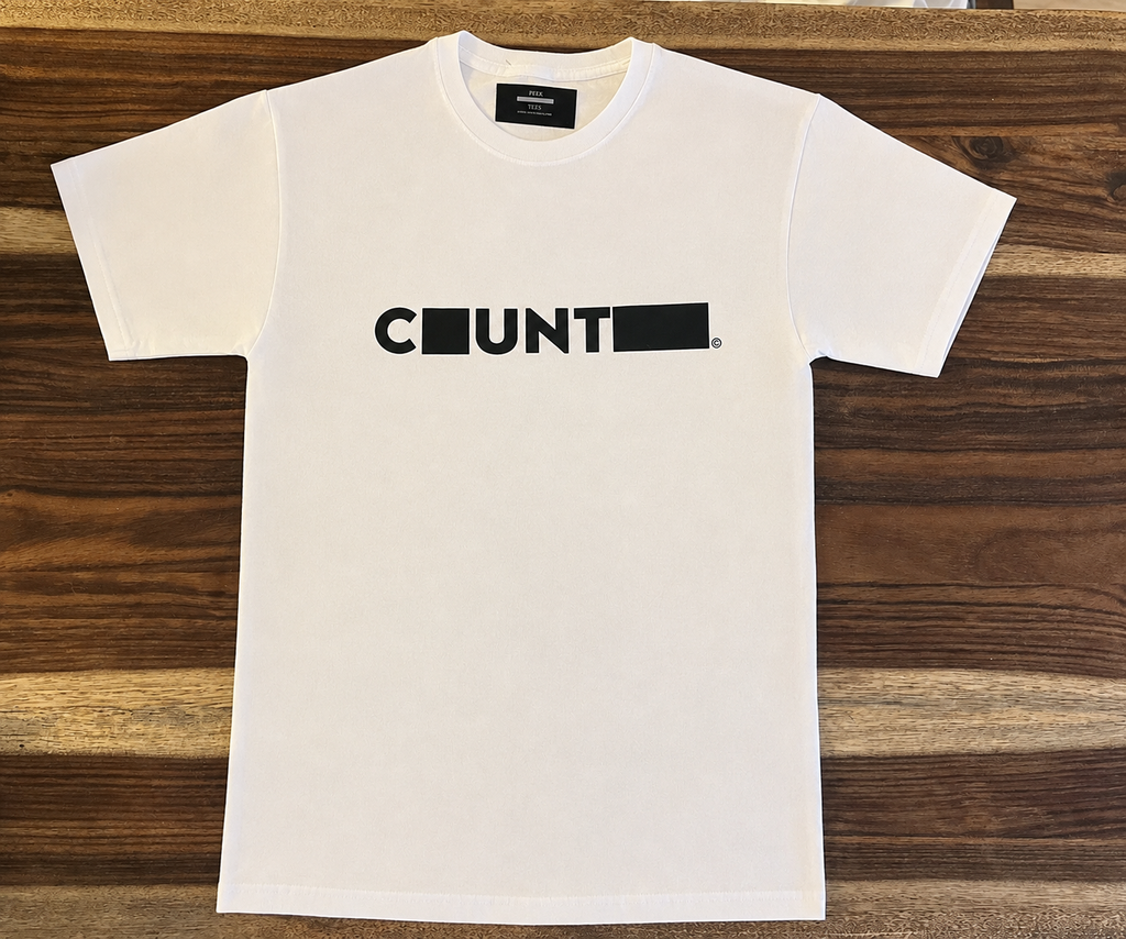 COUNTRY REDACTED™ 001.4    KNOW YOUR RIGHTS
White / Black Tee