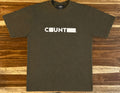 COUNTRY REDACTED™ 001.14 “EQUAL PROTECTION” Dark Grey / Cloud Oversized Tee